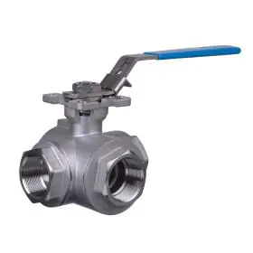 3 Way Stainless Steel Ball Valves