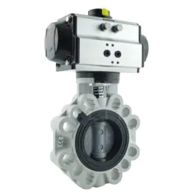 Actuated Durapipe Butterfly Valves
