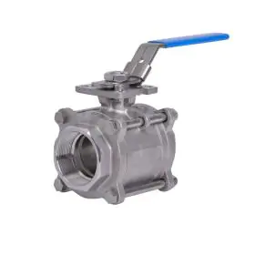 Screwed Stainless Steel Ball Valves