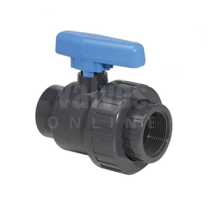 PVC U Economy Single Union Ball Valve