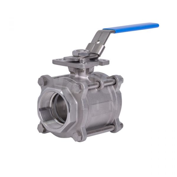 3 Piece Full Bore Direct Mount Ball Valve with TFM1600 seats