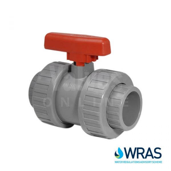WRAS Approved ABS Double Union Ball Valve