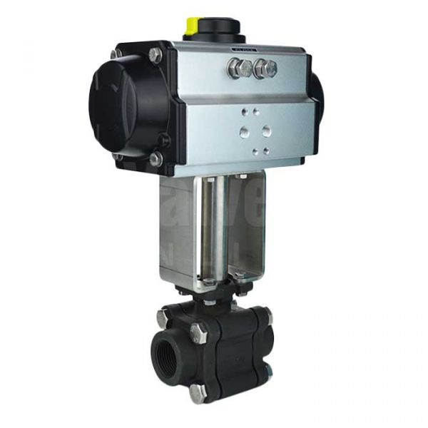 Air Operated Carbon Steel Steam Duty Ball Valve