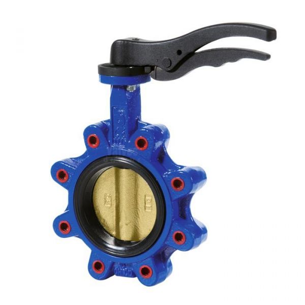 Ductile Iron Lugged Butterfly Valve Ali Bronze Disc