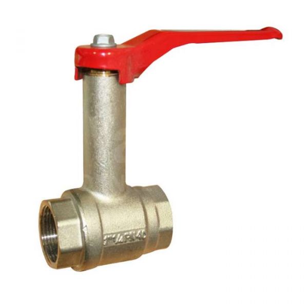 Brass Ball Valve with Fixed Extended Neck