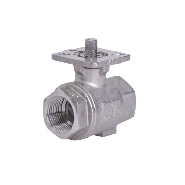 2 Piece Direct Mount Stainless Steel Ball Valve
