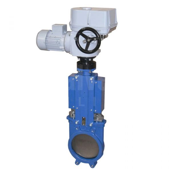 Electric Actuated Knife Gate Valve - Cast Iron