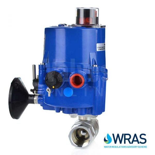 Electric Actuated Screwed 2 Way Brass Ball Valve - WRAS Approved