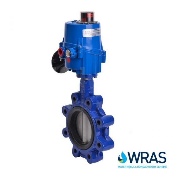 Electric Actuated WRAS Approved Lugged PN16 Butterfly Valve