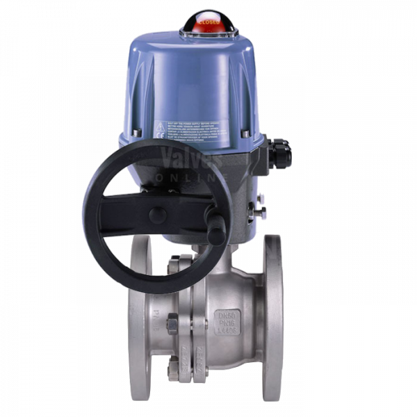 Electrically Actuated Stainless Steel PN16 Ball Valve