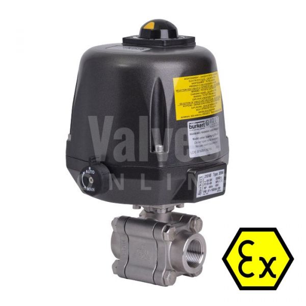 ATEX Series 88 Electric Actuated Screwed Ball Valve