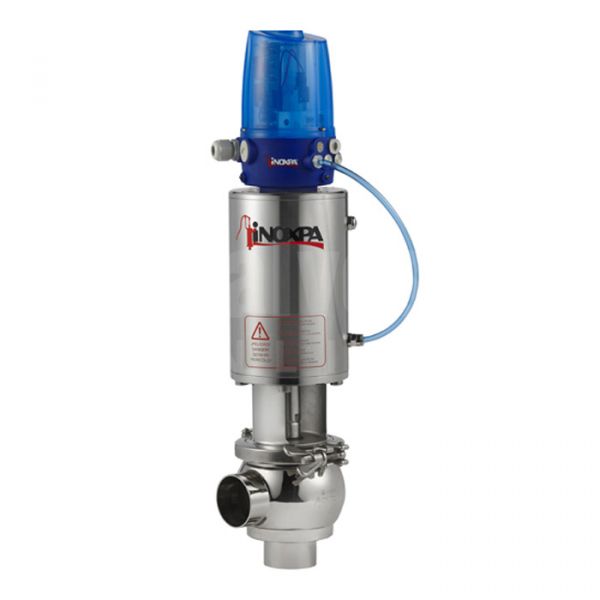 Inoxpa 'NL' Type Single Seat Valve with Single Acting Pneumatic Actuator and C-TOP+