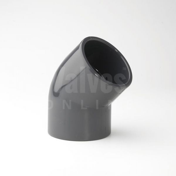PVC 45° Imperial Inch Solvent Elbow