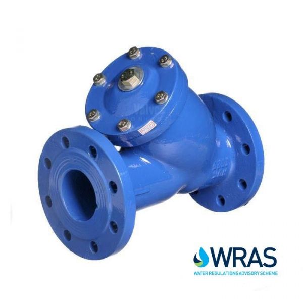 WRAS Approved Cast Iron Y Type Strainer Flanged PN16