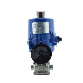 Hygienic 2 Way Electric Actuated Ball Valve