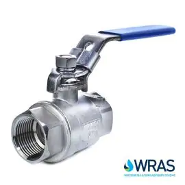 2 Piece Stainless Steel Economy Ball Valve - WRAS approved