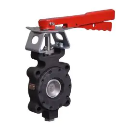 Bray Butterfly Valve Series 40 Double Offset High Temperature Carbon Steel Lever Operated