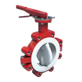 Bray Series 23 Lugged ANSI 150 Butterfly Valve - PTFE Disc & Liner