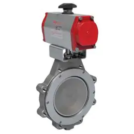 Bray Series 41 Pneumatic Actuated Butterfly Valve ANSI 150 Stainless Steel