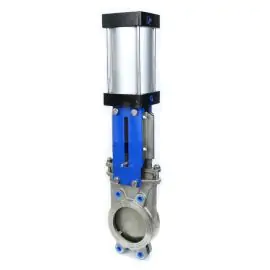 Economy Stainless Steel Knife Gate Valve - Pneumatic Actuated