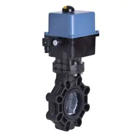Electrically Actuated CEPEX Extreme Butterfly Valve, PVC-U Disc 