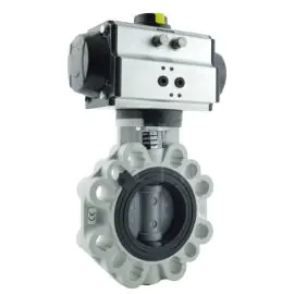 Pneumatic Actuated Durapipe FK Butterfly Valve - ABS Disc