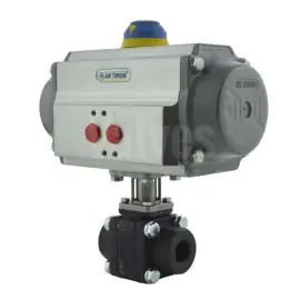 Pneumatic Actuated Starline Carbon Steel Reduced Bore Ball Valve