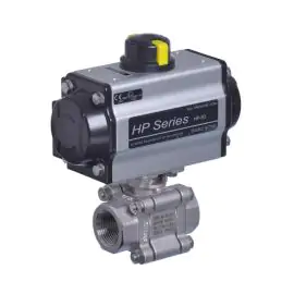 Heavy Duty Pneumatic Actuated Reduced Bore Ball Valve