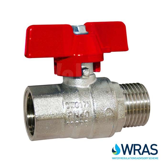 Level Handle Brass Pipe Ball Valve Male and Female Thread 1"BSP DN25 