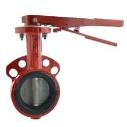 Bray Series 30 Cast Iron Wafer Butterfly Valve with Handle