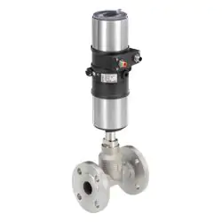 burkert-type-8802-flanged-globe-continuous-control-valve-system