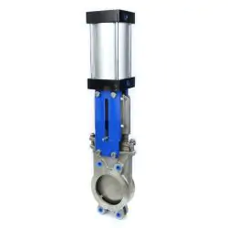 Economy Stainless Steel Knife Gate Valve - Pneumatic Actuated