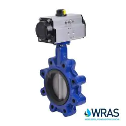 Pneumatic Actuated WRAS Lugged PN16 Butterfly Valve