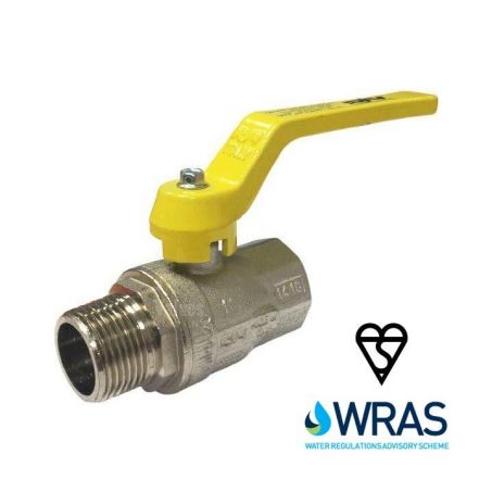 Brass Ball Valve BSI Gas Approved Male / Female