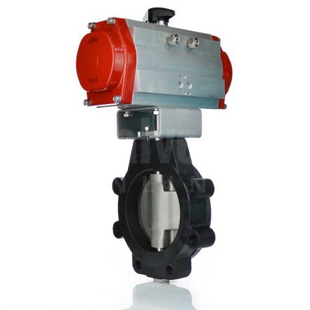 Bray Series 41 Pneumatic Actuated Butterfly Valve PN16 Carbon Steel