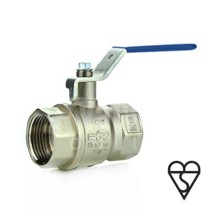 Economy Brass Ball Valve WRAS & BSI Gas Approved HTB - Blue Lever