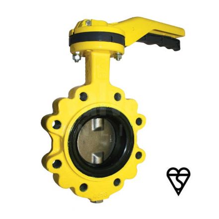 Ductile Iron Butterfly Valve BSI Gas Approved