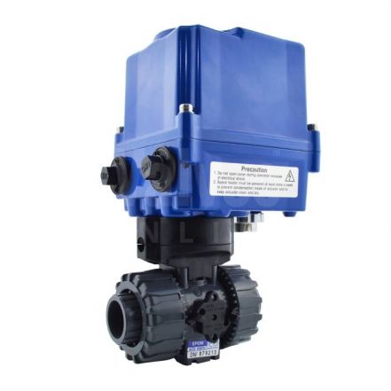 Electric Actuated Durapipe VKD PVC Ball Valve - with HQ004 Actuator