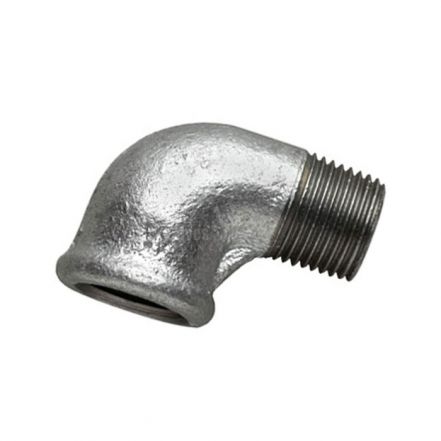 Galvanised Malleable Iron Male / Female 90° Elbow