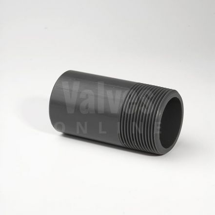 PVC Imperial Inch x Male Threaded Barrel Nipple