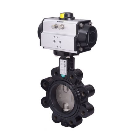 Pneumatic Actuated Butterfly Valve Lugged PN16