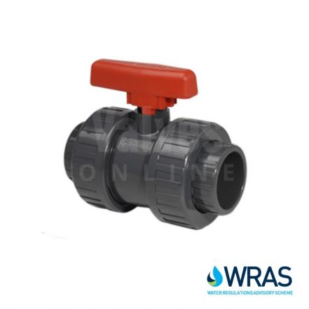 WRAS Approved PVC Double Union Ball Valve