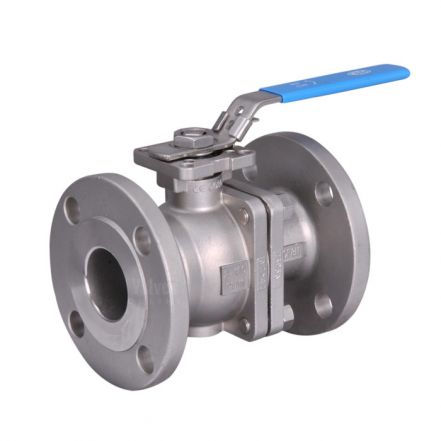 Direct Mount ANSI 300 Flanged Stainless Steel Ball Valve