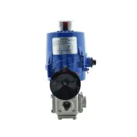 Series 33 Electric Actuated 3 Way Full Bore Stainless Steel Ball Valve - 0