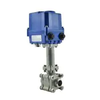 Electric Actuated High Temperature Ball Valve - 0