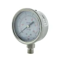 All Stainless Steel Bottom Entry Process Pressure Gauge - 1