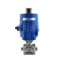 Series 77SN Hygienic 2 Way Electric Actuated Ball Valve - 3
