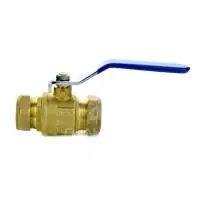 DZR Brass Ball Valve with Compression Ends - 2