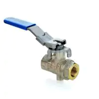 Vented Brass Ball Valve with Locking Lever - 0