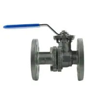 Direct Mount ANSI 150 Flanged Stainless Steel Ball Valve - 1